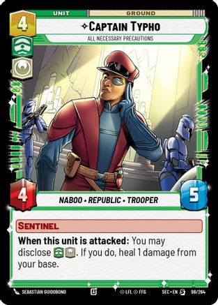 Captain Typho - All Necessary Precautions - 98/264 - Special