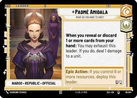 Padmé Amidala - What Do You Have to Hide? - 16/264 - Special
