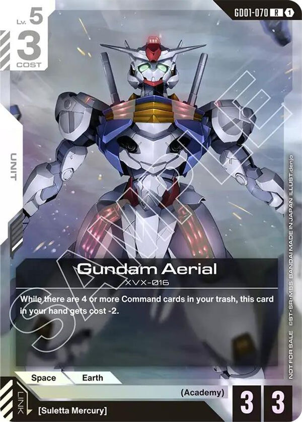 Gundam Aerial (Store Tournament Participant Pack 01) - GD01-070 - Rare