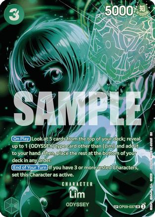 Lim (OP12 Special) - OP09-037 - Super Rare