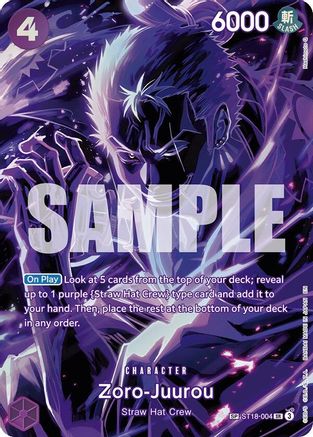 Zoro-Juurou (OP12 Special) - ST18-004 - Super Rare