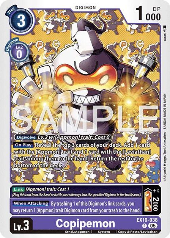 Copipemon - EX10-038 - Rare