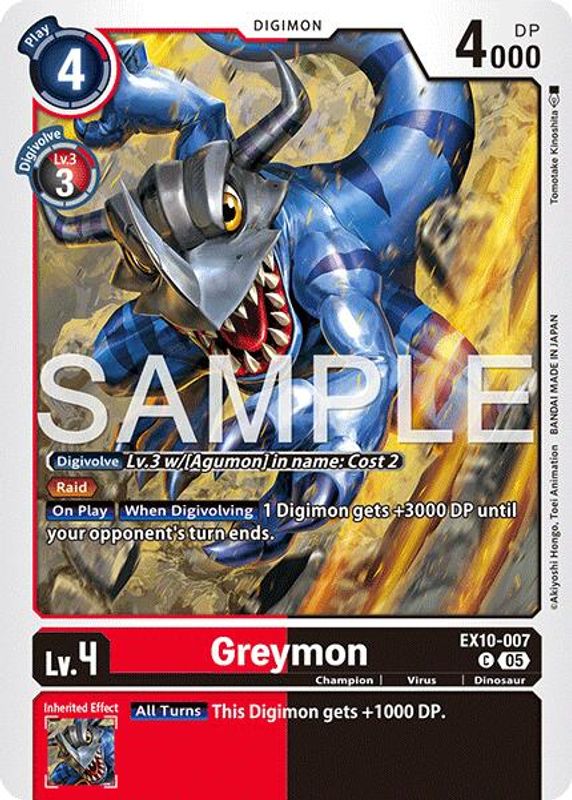 Greymon - EX10-007 - Common