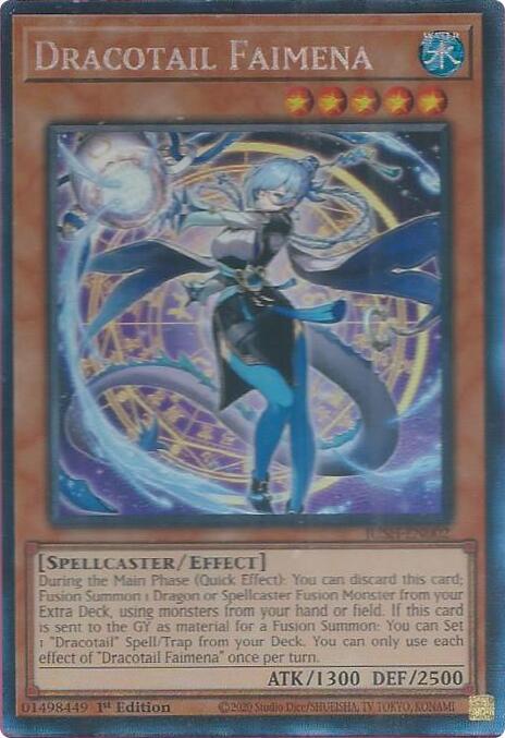 Dracotail Faimena (CR) - JUSH-EN002 - Collector's Rare - 1st Edition