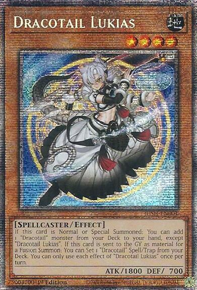 Dracotail Lukias - JUSH-EN001 - Starlight Rare - 1st Edition