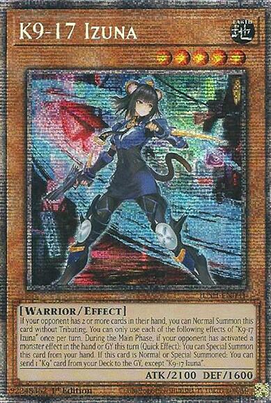 K9-17 Izuna - JUSH-EN031 - Starlight Rare - 1st Edition