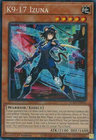 K9-17 Izuna (CR) - JUSH-EN031 - Collector's Rare - 1st Edition