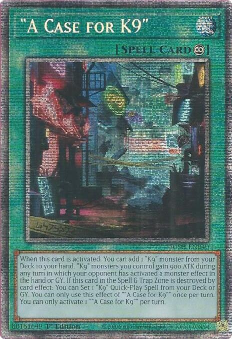 "A Case for K9" - JUSH-EN040 - Starlight Rare - 1st Edition