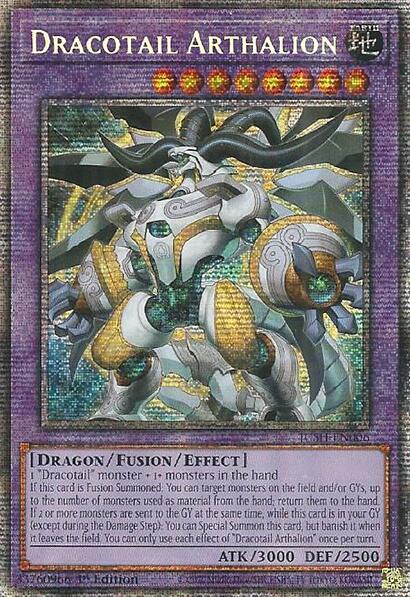 Dracotail Arthalion - JUSH-EN006 - Starlight Rare - 1st Edition