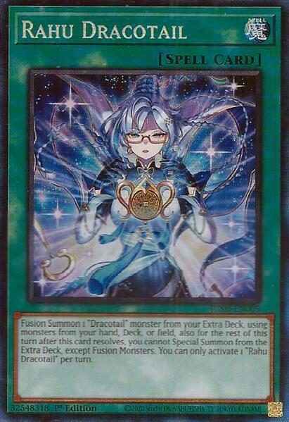 Rahu Dracotail (CR) - JUSH-EN009 - Collector's Rare - 1st Edition