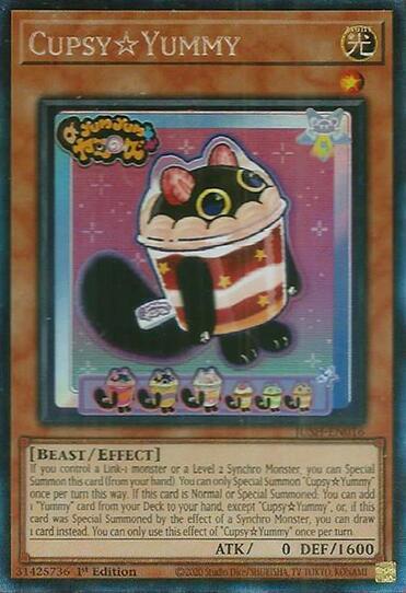 Cupsy☆Yummy (CR) - JUSH-EN016 - Collector's Rare - 1st Edition