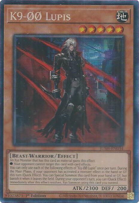 K9-00 Lupis (CR) - JUSH-EN034 - Collector's Rare - 1st Edition