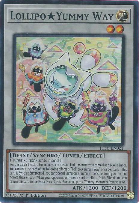 Lollipo★Yummy Way (SR) - JUSH-EN021 - Super Rare - 1st Edition