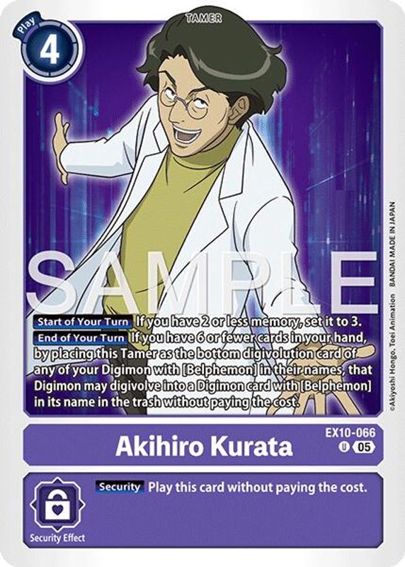 Akihiro Kurata - EX10-066 - Uncommon