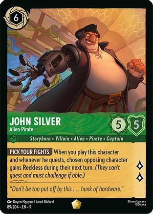 John Silver (Alien Pirate) (Fabled Reprint) - 89/204 - Legendary