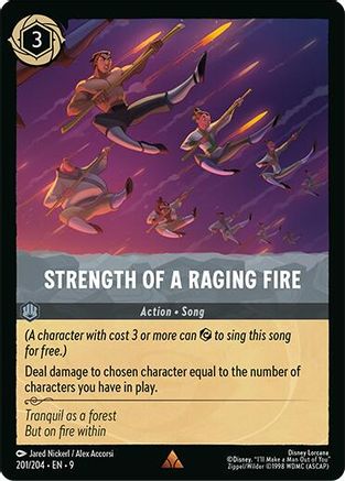 Strength of a Raging Fire (Fabled Reprint) - 201/204 - Rare