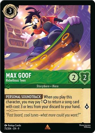 Max Goof (Rebellious Teen) - 75/204 - Rare