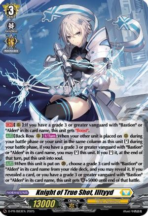 Knight of True Shot, Illtyyd (Foil) - D-PR/883EN - Promo