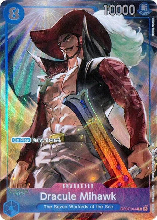 Dracule Mihawk (Seven Warlords of the Sea Binder Set) - OP07-044 - Common