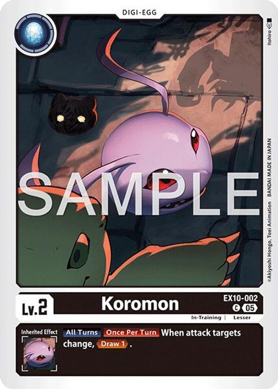 Koromon - EX10-002 - Common