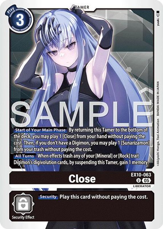Close - EX10-063 - Uncommon
