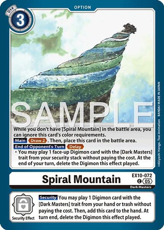 Spiral Mountain - EX10-072 - Common