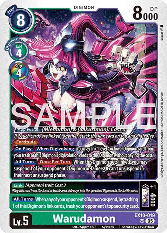 Warudamon - EX10-019 - Super Rare
