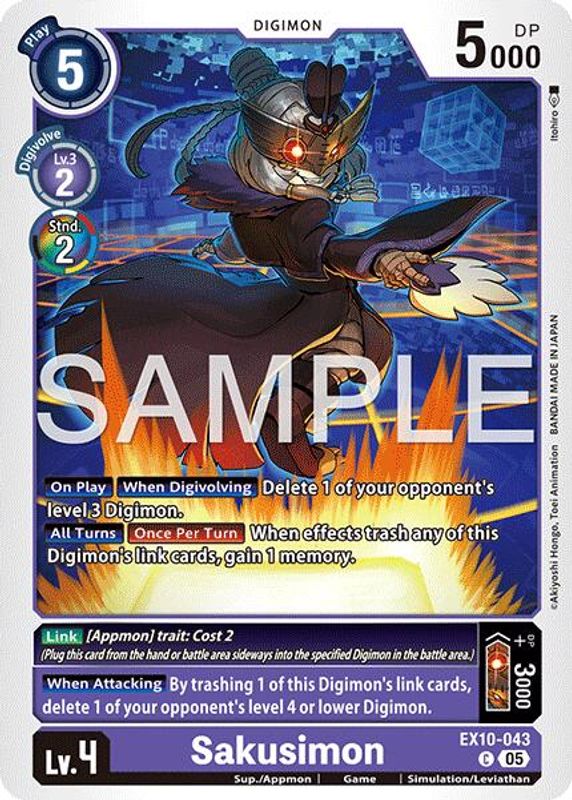 Sakusimon - EX10-043 - Common