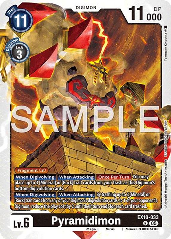 Pyramidimon - EX10-033 - Rare