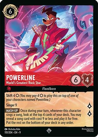 Powerline (World's Greatest Rock Star) - 110/204 - Super Rare