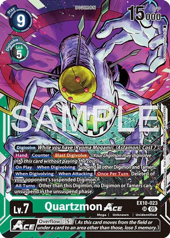 Quartzmon ACE - EX10-023 - Super Rare