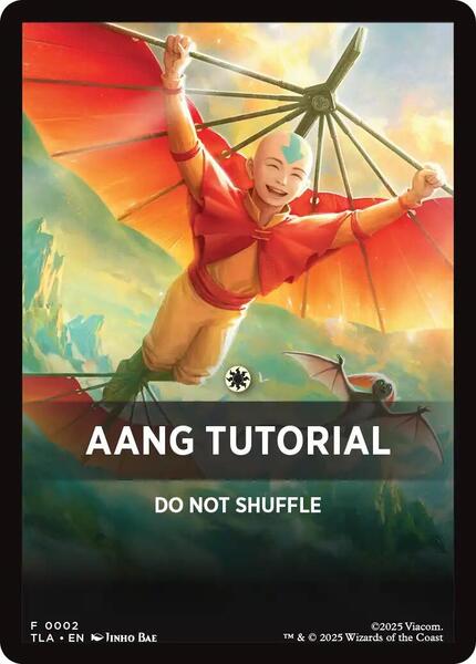 Aang Tutorial Theme Card Token (JTLA)