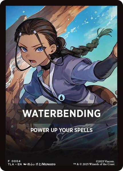 Waterbending Theme Card Token (JTLA)