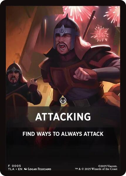 Attacking Theme Card Token (JTLA)