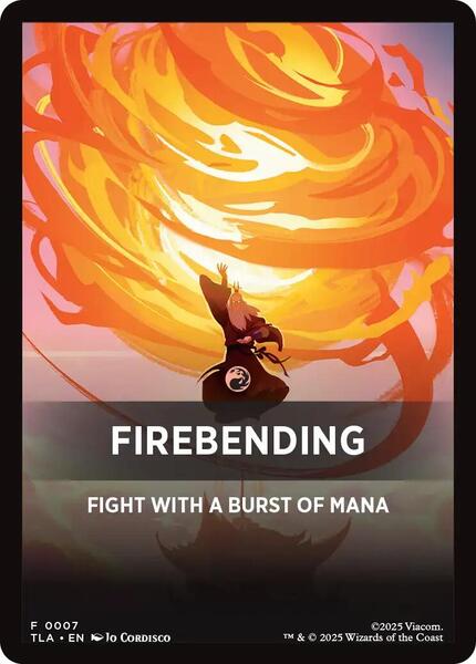 Firebending Theme Card (007) Token (JTLA)