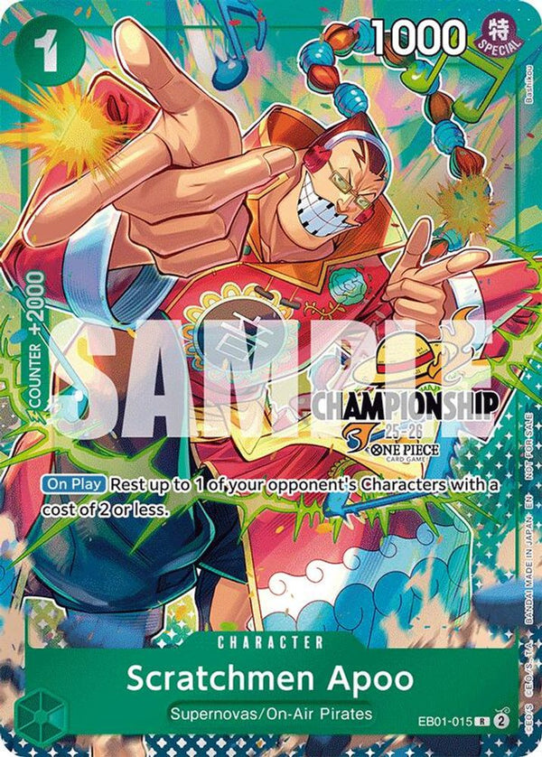 Scratchmen Apoo (CS 25-26 Celebration Pack) - EB01-015 - Rare