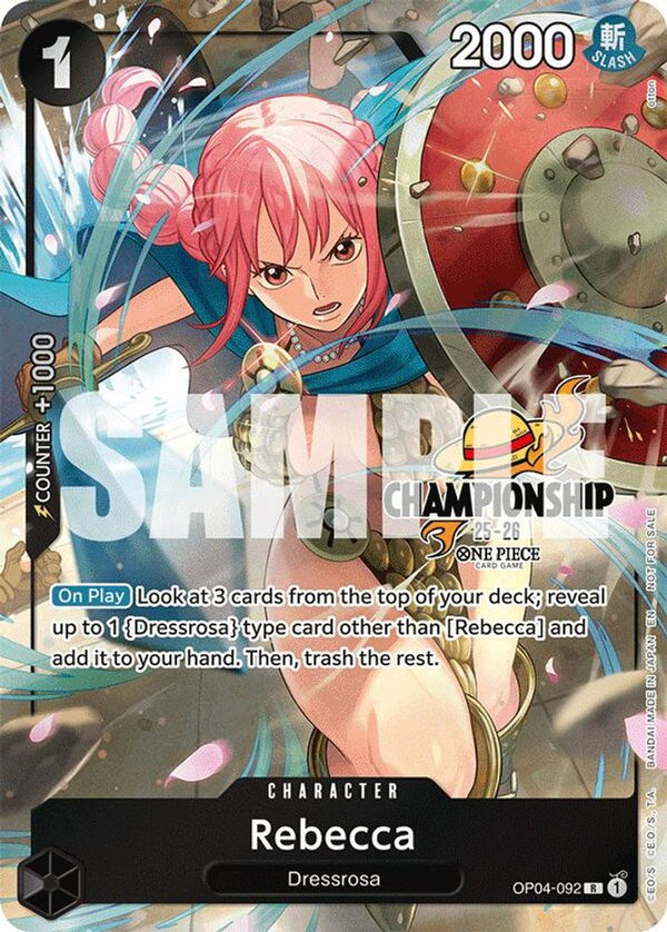 Rebecca (CS 25-26 Celebration Pack) - OP04-092 - Rare