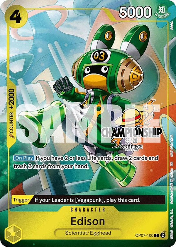 Edison (CS 25-26 Celebration Pack) - OP07-100 - Common