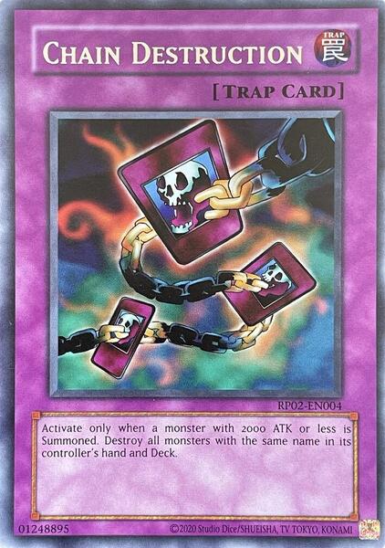 Chain Destruction (2020 Date Reprint) - RP02-EN004 - Rare