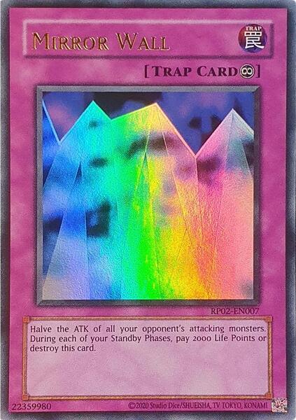 Mirror Wall (2020 Date Reprint) - RP02-EN007 - Ultra Rare