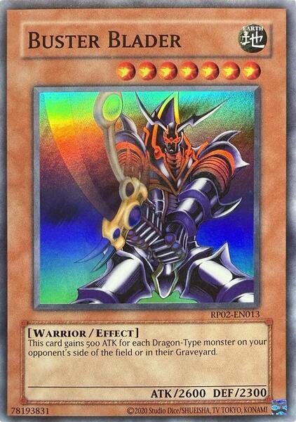 Buster Blader (2020 Date Reprint) - RP02-EN013 - Super Rare