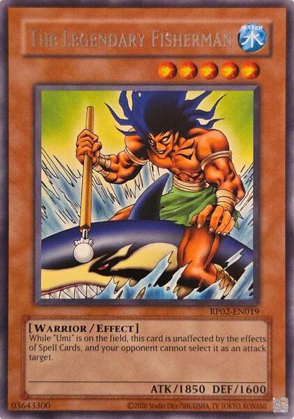 The Legendary Fisherman (2020 Date Reprint) - RP02-EN019 - Rare