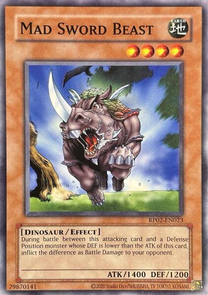 Mad Sword Beast (2020 Date Reprint) - RP02-EN023 - Common