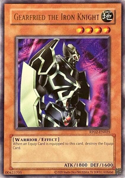 Gearfried the Iron Knight (2020 Date Reprint) - RP02-EN025 - Rare