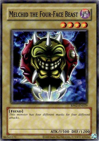 Melchid the Four-Face Beast (2020 Date Reprint) - RP02-EN029 - Common
