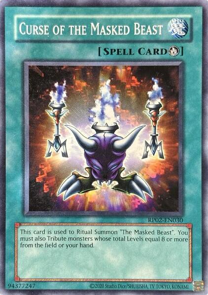 Curse of the Masked Beast (2020 Date Reprint) - RP02-EN030 - Common