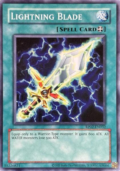 Lightning Blade (2020 Date Reprint) - RP02-EN032 - Common