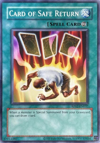 Card of Safe Return (2020 Date Reprint) - RP02-EN037 - Common