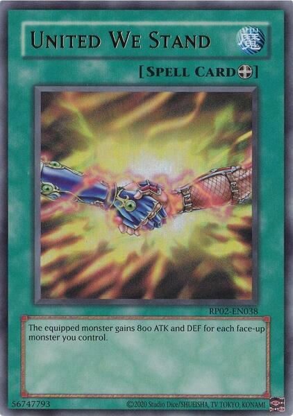 United We Stand (2020 Date Reprint) - RP02-EN038 - Ultra Rare