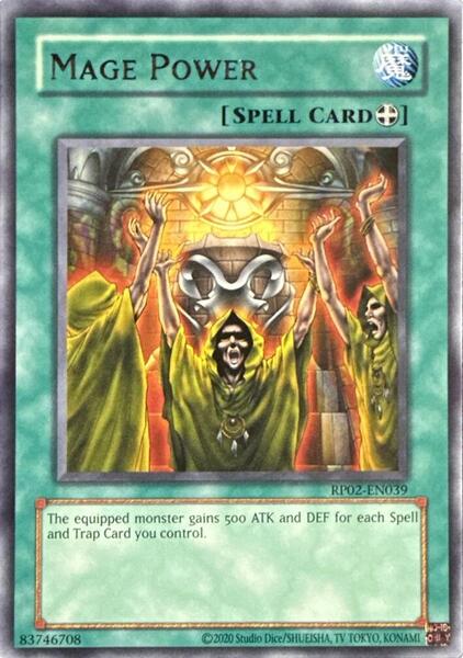 Mage Power (2020 Date Reprint) - RP02-EN039 - Rare